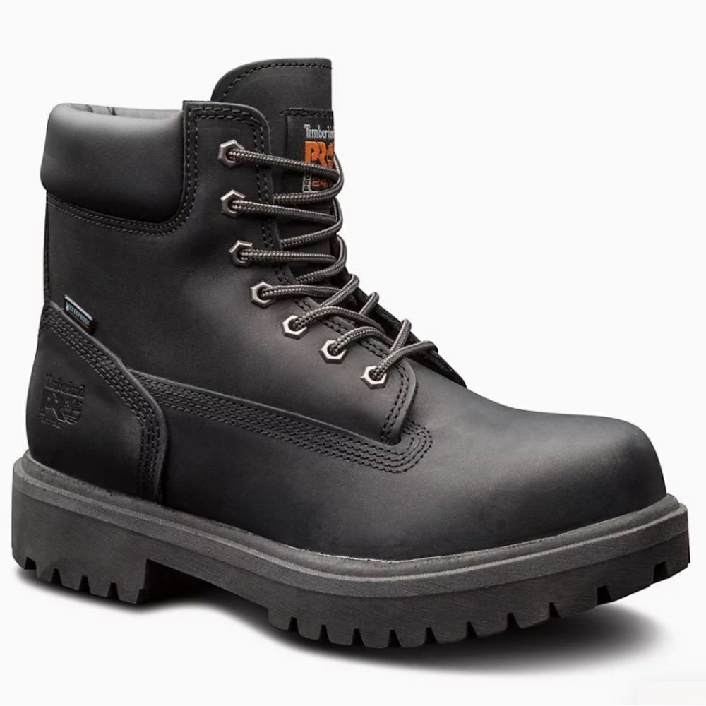 Timberland PRO Direct Attach Men's Waterproof 6-in. Work Boots 11.5 Blk NWOB